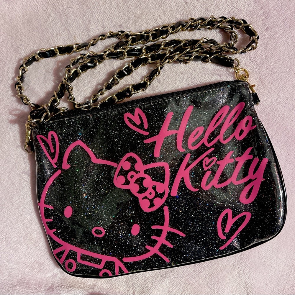🎉HP!🎉 Sanrio Vivitix Hello Kitty Glitter Crossbody Bag